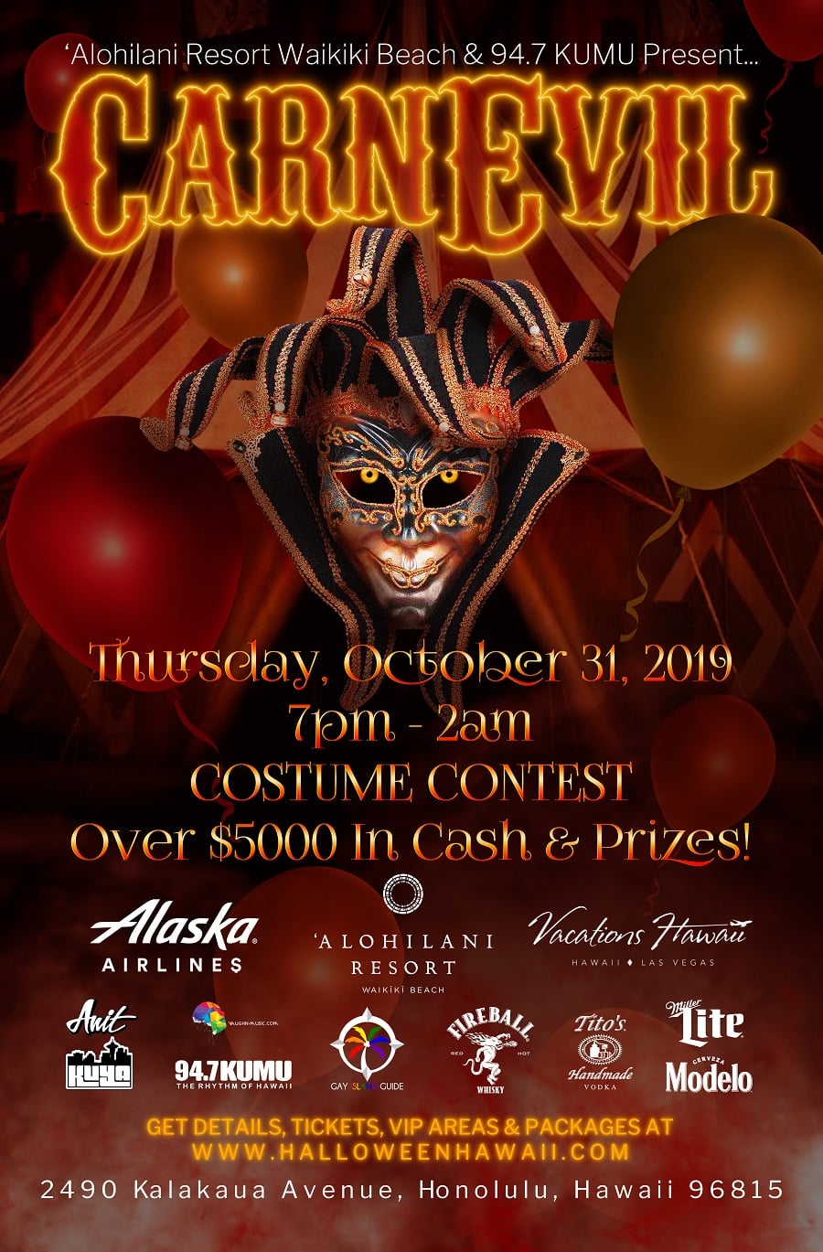 Waikiki S Largest Halloween Party And Costume Contest ʻalohilani