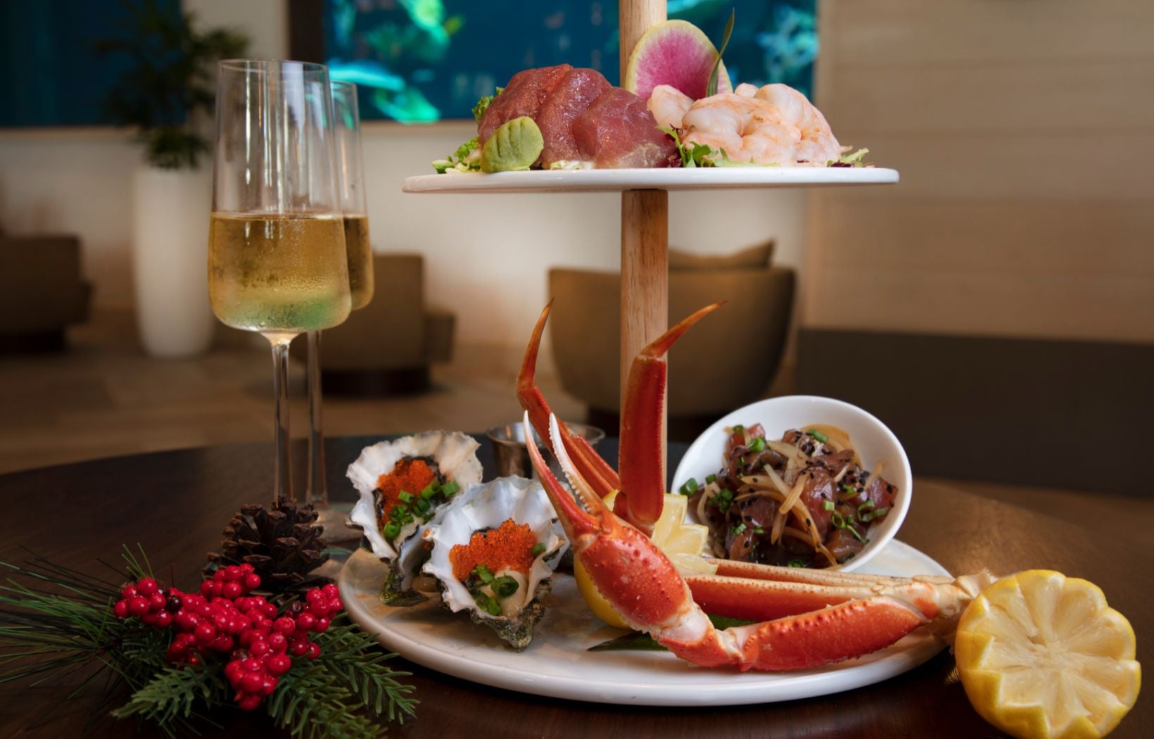 Seafood Tower for two next to Oceanarium